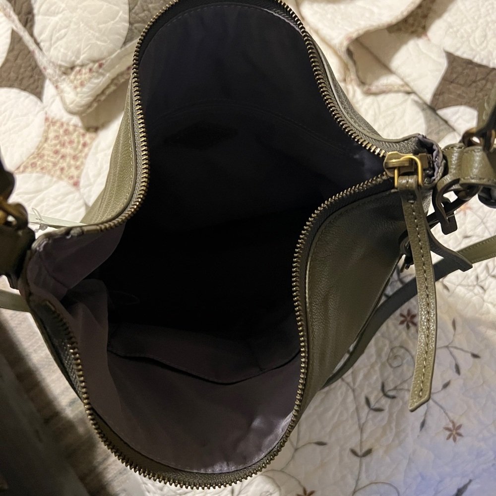 Fossil Olive Green Leather Talulla Shoulder Bag - Picture 3 of 15